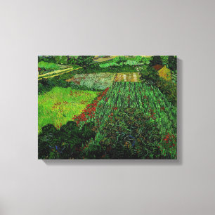 Van Gogh Vintage Fält med Poppies Canvastryck