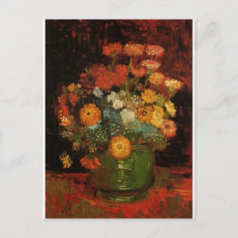 Van Gogh Vintage-målning Vas Blommor Blomning Vykort