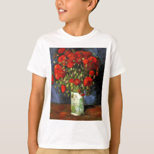 Van Gogh Vintage Painting Blommar Vas Flowers T Shirt