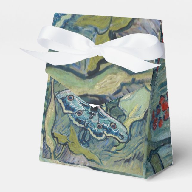 Van Gogh Vintage Underbar Peacock Moth Presentaskar (Framsidan Sidan)
