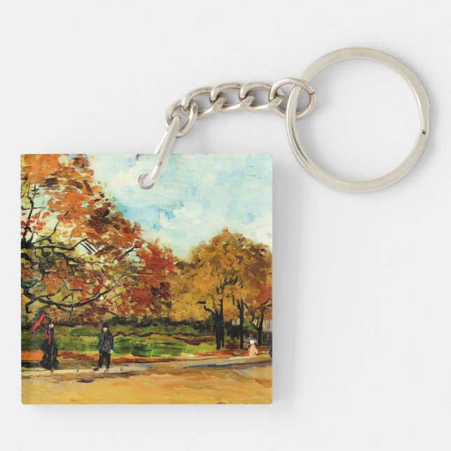 Van Gogh - Visa en park i Paris (Baksidan)