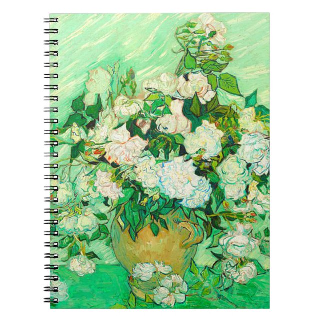 Van Gogh Vit ros Anteckningsbok (Framsidan)