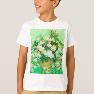 Van Gogh Vit ros T Shirt