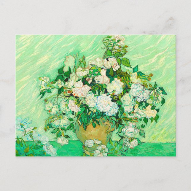 Van Gogh Vit ros Vykort (Framsida)