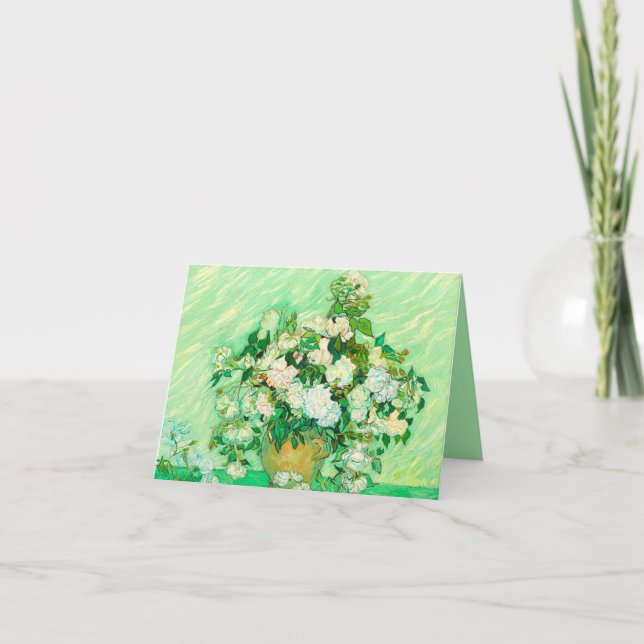 Van Gogh Vita Rosor Inbjudan (Framsida)