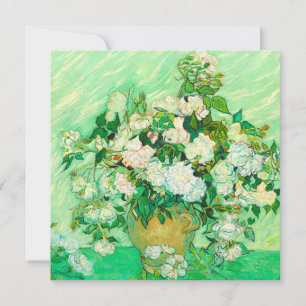 Van Gogh Vita Rosor Inbjudningar