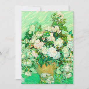Van Gogh Vita Rosor Inbjudningar