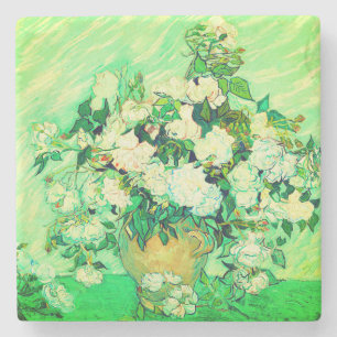 Van Gogh Vita Rosor Stenunderlägg
