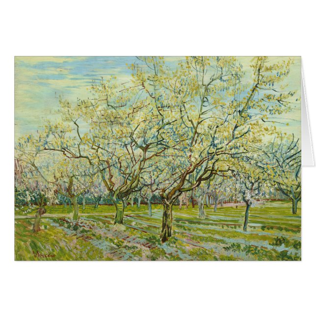 Van Gogh vitfruktträdgården OBS Kort (Framsidan Horizontal)