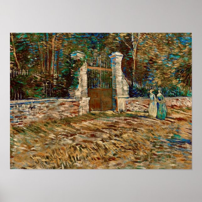 Van Gogh Voyer d'Argenson Park Poster (Framsidan)