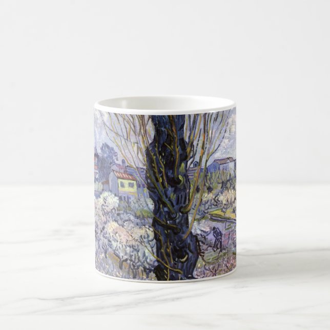 Van Gogh Vy över Arles blommande fruktträdgårdar K Kaffemugg (Center)