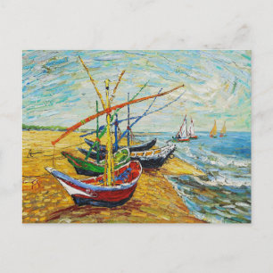 Van Gogh-vykort för fiskefartyg Vykort