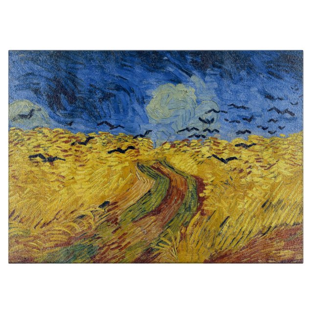 Van Gogh Wheat Fält imponsionist Painting (Framsidan)