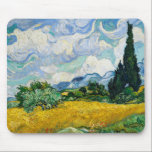 Van Gogh Wheat Fält med Cypresses. Impressionism Musmatta<br><div class="desc">Van Gogh "Wheat Fält med Cypresses" musmatta.</div>