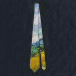 Van Gogh Wheat Fält med Cypresses. Impressionism Slips<br><div class="desc">Van Gogh "Wheat Fält med Cypresses" hals slips.</div>