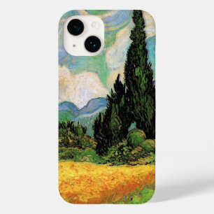 Van Gogh Wheat Fält w Cypresses på Haute Galline