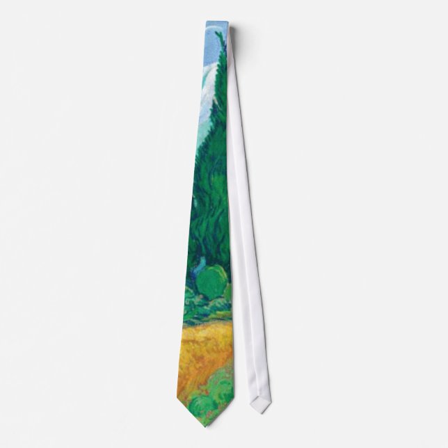 Van Gogh Wheatfield med Cypresses Slips (Framsida)