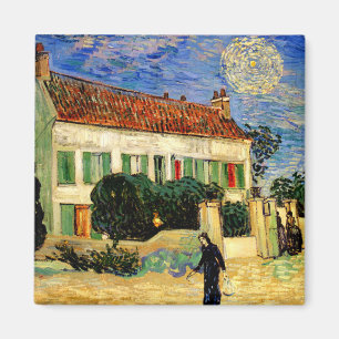 Van Gogh - White House by Night Magnet