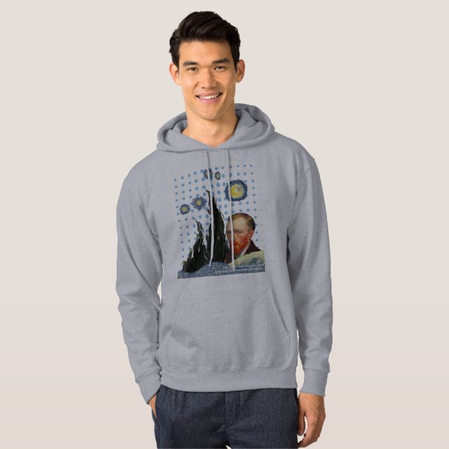 Van Gogh with every star I see, I remember that  Hoodie (Hel framsida)