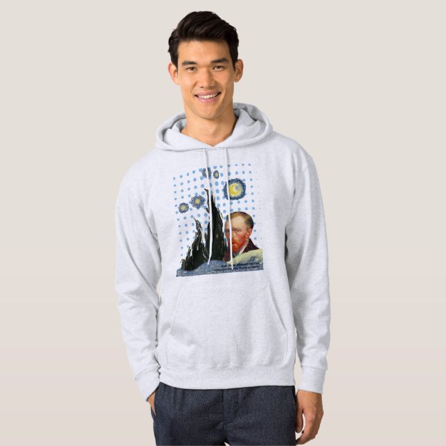  Van Gogh with every star I see, I remember that  Hoodie (Hel framsida)