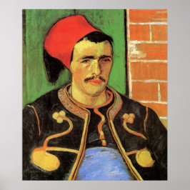 Van Gogh, Zouave, Vintage Impressionism Art Poster