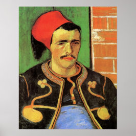 Van Gogh, Zouaven, Vintage Impressionism Konst Poster