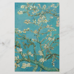 Van gogh's Almond Blommar Brevpapper