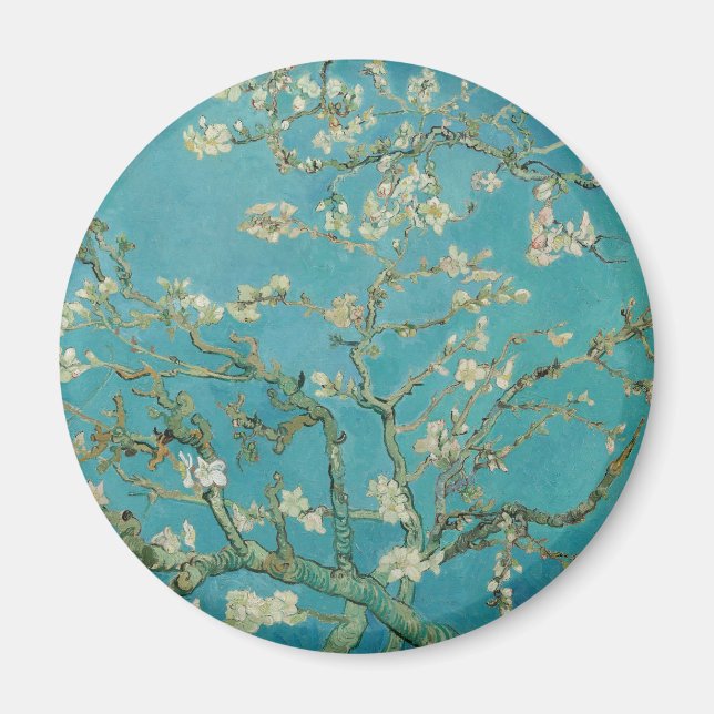 Van gogh's Almond Blommar Magnet (Framsidan)