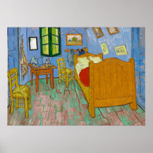 Van Gogh's Bedroom in Arles Painting Art Poster