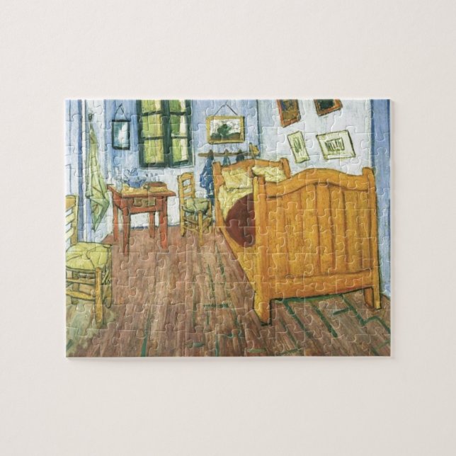Van Gogh's Bedroom in Arles Painting Art Pussel (Horisontell)