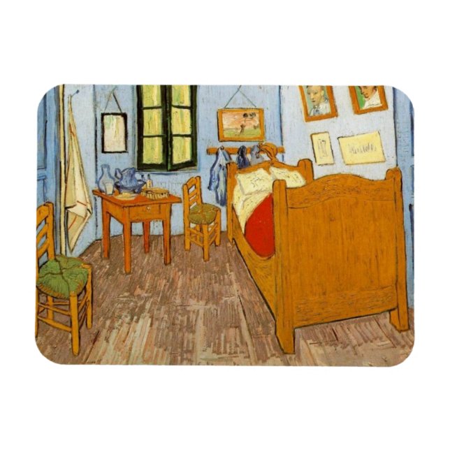 Van Gogh's Bedroom Magnet (Horisontell)