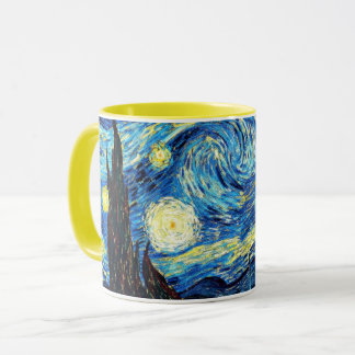 Van Goghs berömd, Starry Natt Mugg