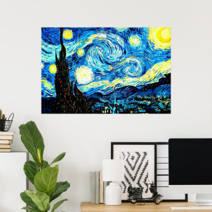 Van Goghs berömd, Starry Natt... Poster