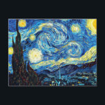 Van Goghs berömd, Starry Natt Vykort<br><div class="desc">Van Goghs berömd-målning,  Starry Night-vykort. Bäst säljande!</div>