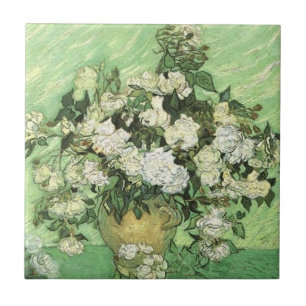 Van Gogh's Flowers i Vas Kakelplatta