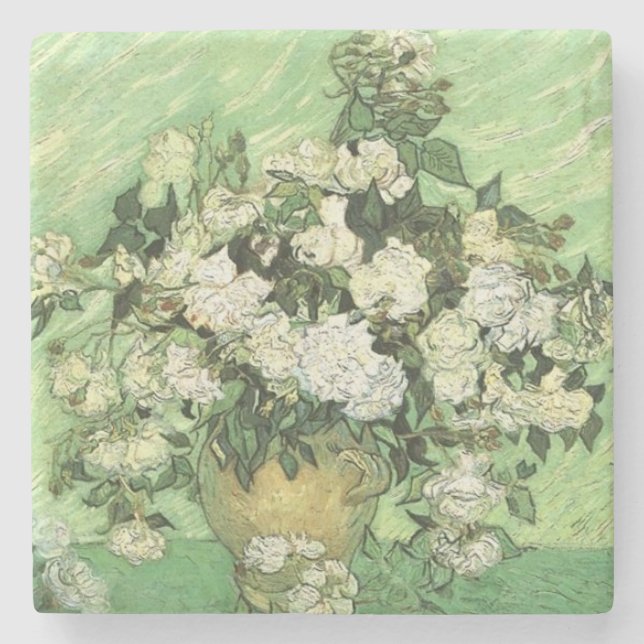Van Gogh's Flowers i Vas Stenunderlägg (Framsidan)