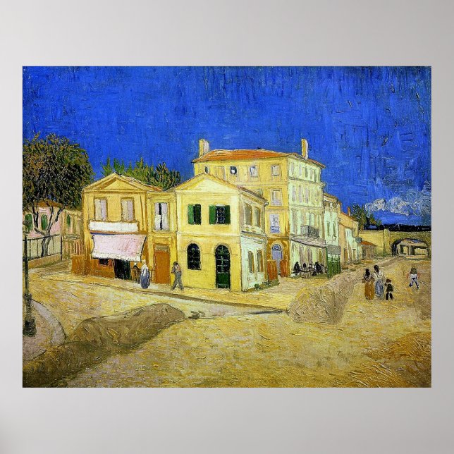 van Goghs Gult House (Vincent's house in Arles) Poster (Framsidan)