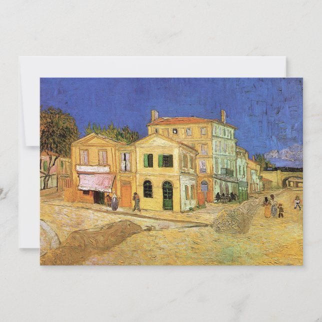 Van Goghs hus i Arles, Inflyttningsfest Inbjudningar (Framsida)