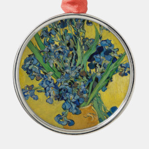 Van Gogh's Iris Julgransprydnad Metall