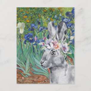 Van Goghs Irisar och Fancy Rabbit Vykort