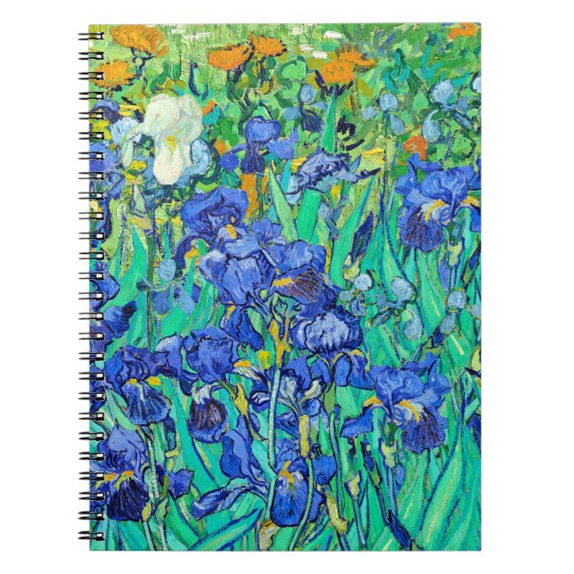 Van Gogh's Irises Anteckningsbok (Framsidan)