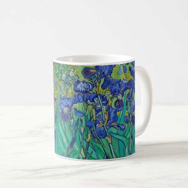 Van Gogh's Irises Kaffemugg (Framsida höger)
