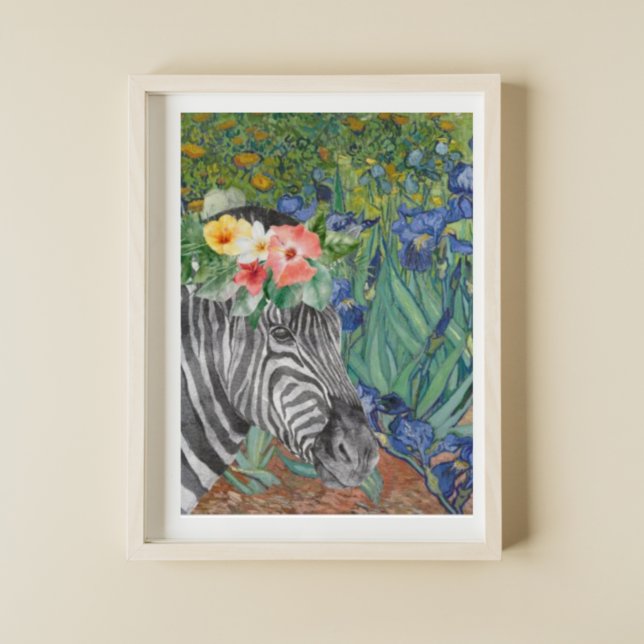 Van Gogh's Irises och Finare Zebra Poster (Skapare uppladdad)
