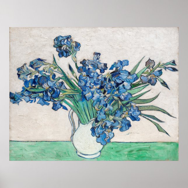 Van Gogh's Irises Poster (Framsidan)