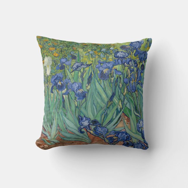 Van Gogh's Irises Square Dekorativ kudde (Framsida)