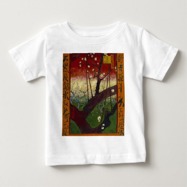 Van Goghs Japonaiserie efter Hiroshige T-shirt (Framsida)