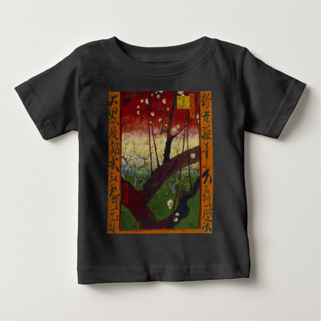 Van Goghs Japonaiserie efter Hiroshige Tee Shirt (Framsida)