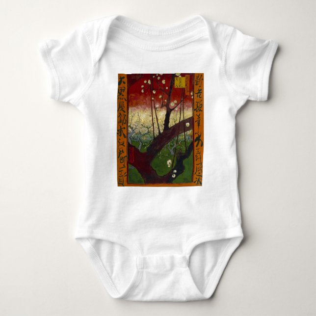 Van Goghs Japonaiserie efter Hiroshige Tee Shirt (Framsida)
