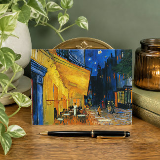 Van Goghs kaféterrass på natten Vykort