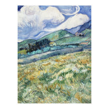 Van Goghs landskap från Saint-Rémy (1889)